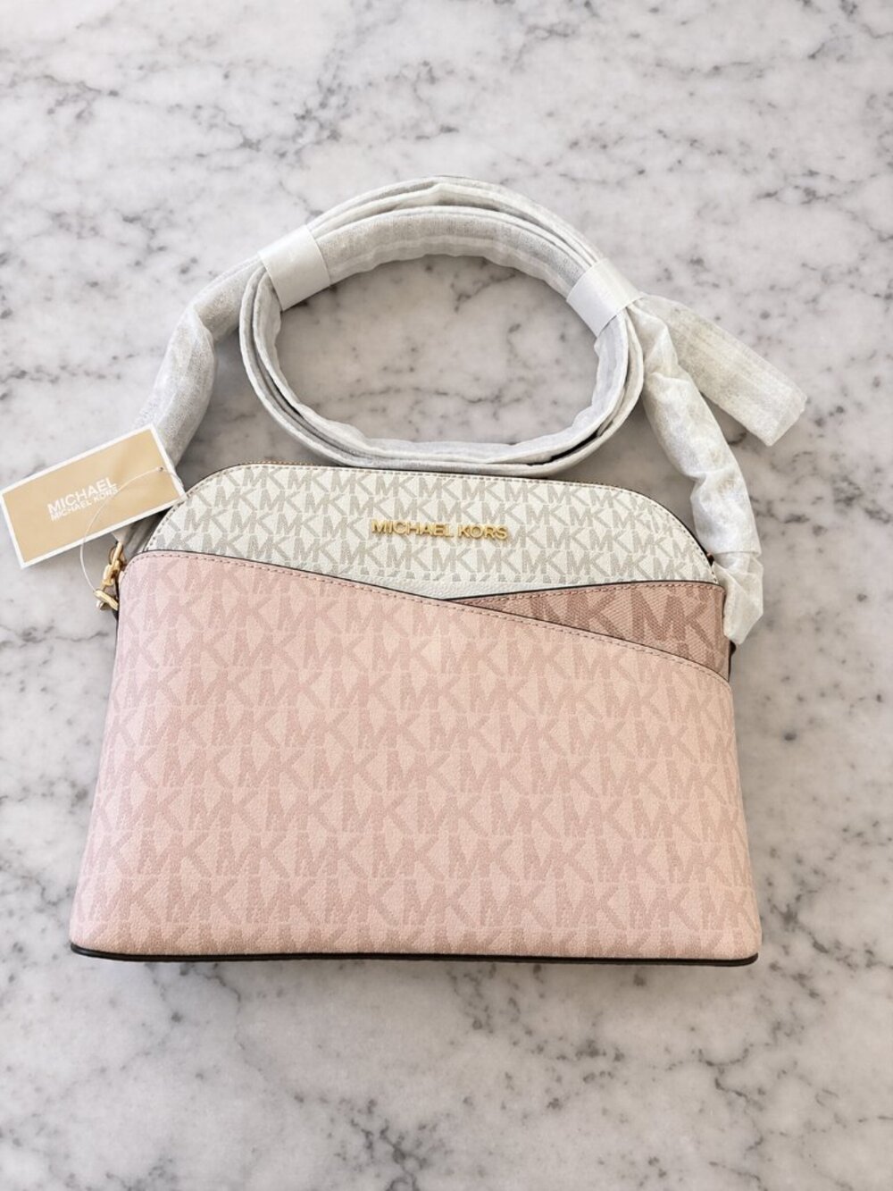 Michael Kors Jet Set Travel Crossbody – Powder Blush – NWT – Authentic